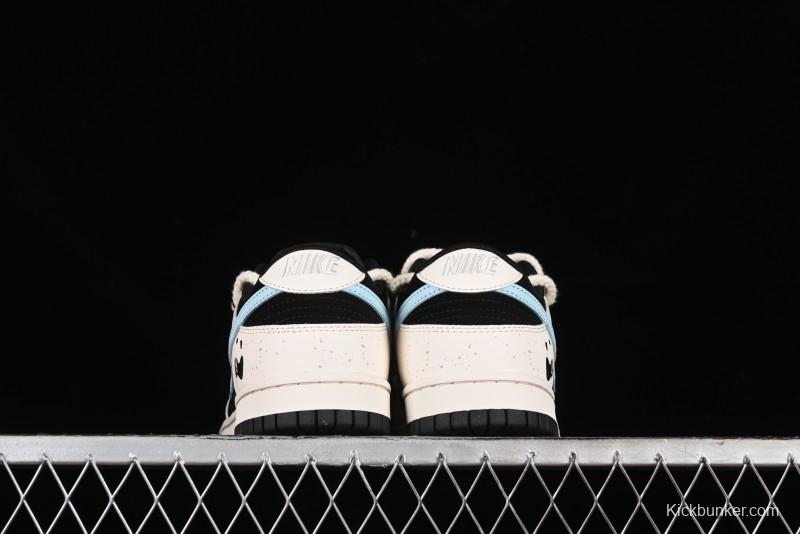 Nike Dunk Low SB Retro Vintage Panda Blueberry Casual Sneakers - DD1391-100