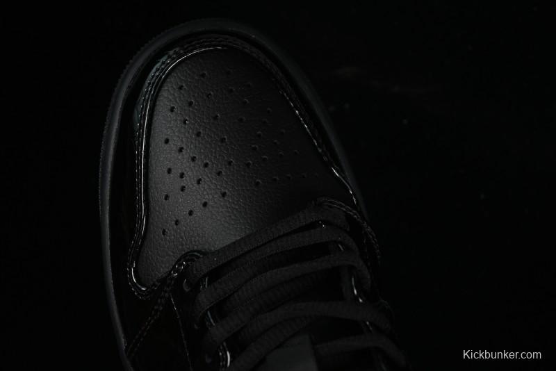 Nike Air Jordan 1 Low "Black Croc" Casual Sneakers - HJ7743-010