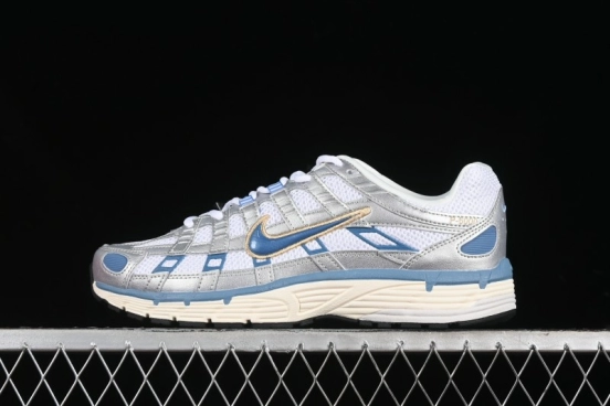 Nike P-6000 Prm Retro Casual Sneakers with Lightweight Design - HJ7246-100