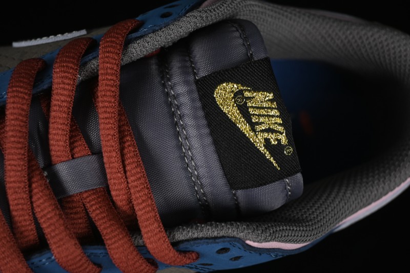 Nike Dunk Low Retro Deconstructed Casual Sneakers with Cloud and Dragon Patterns Inspired by Black Myth: Wukong Game - DV2433-109