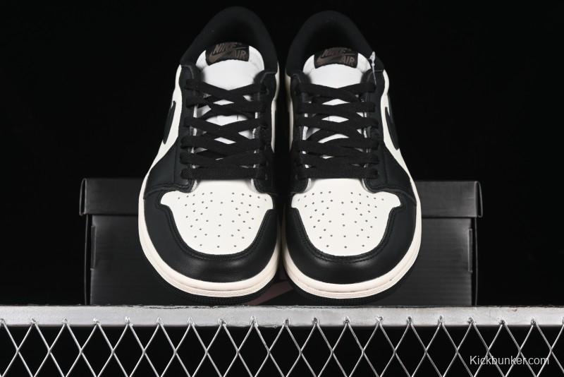 Nike Air Jordan 1 Low AJ1 Retro Basketball Shoes with Mocha Suede Accents - CZ0790-102