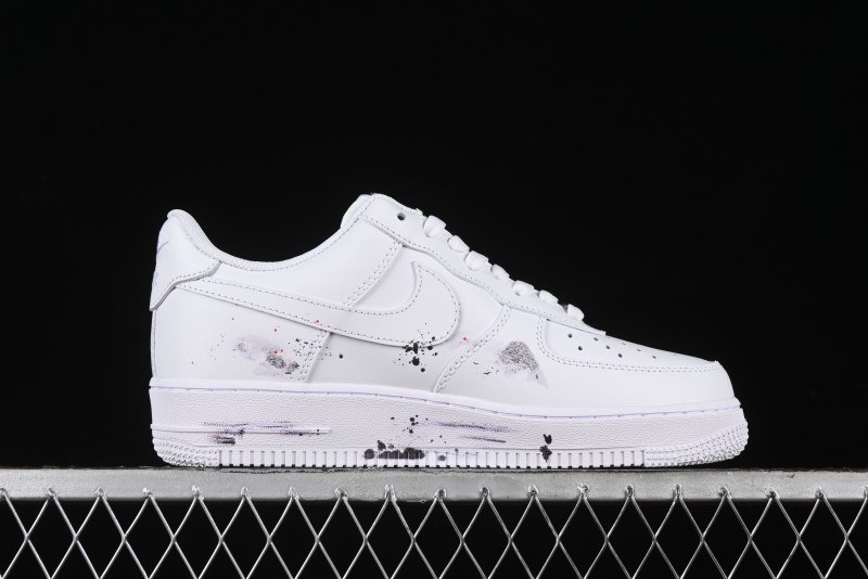 Nike Air Force 1 '07 Low Black Myth Wukong Custom Spray Paint Gift Box Low-Top Casual Sneakers - ZH0316-043