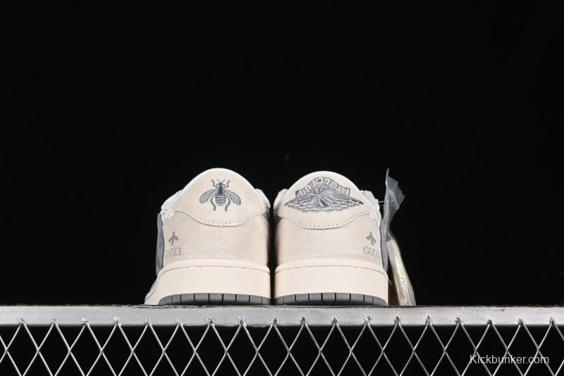 Nike Travis Scott x Fragment Design x Air Jordan 1 Low OG SP AJ1 Retro Sneakers - SJ2068-107