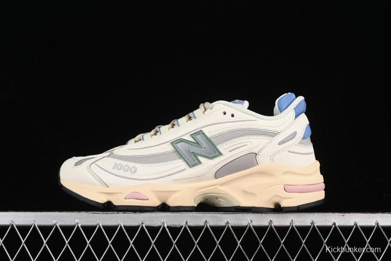 New Balance 1000 Series Retro Dad Style Low-Top Casual Running Shoes - M1000WA