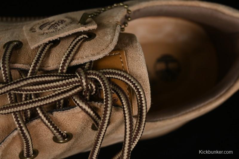 Timberland Low-Top Casual Shoes for Men - Italian Oil-Grained Leather with Anti-Slip Rubber Sole - TB73535SAND