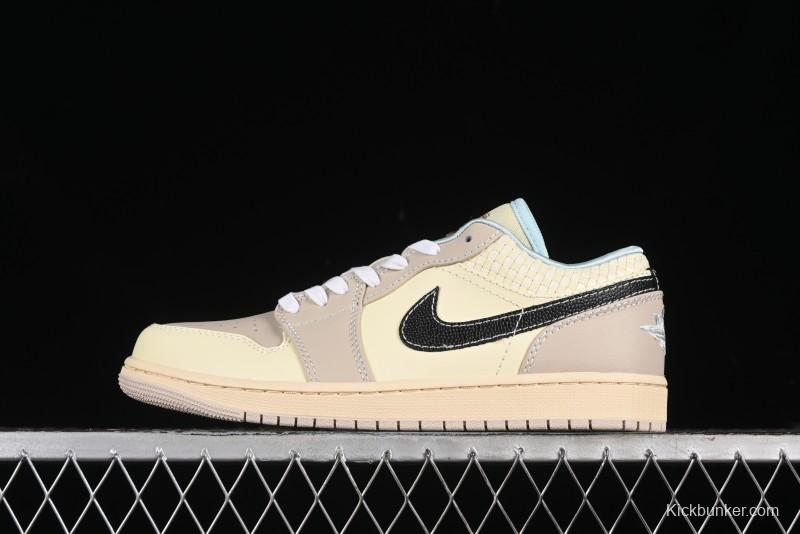 Nike Air Jordan 1 Low Retro Basketball Shoes with Classic Design - HQ3440-101