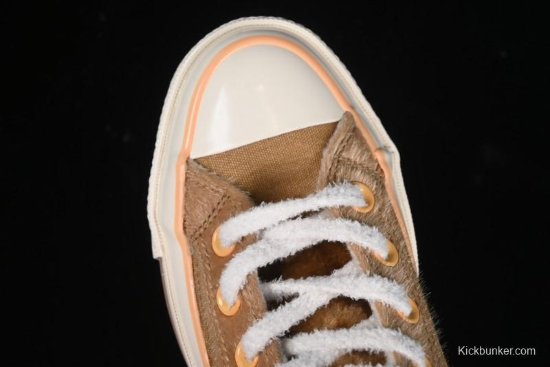 Converse Zoo Happy Pets Series High-Top Plush Lined Casual Sneakers for Autumn Winter - A12766C