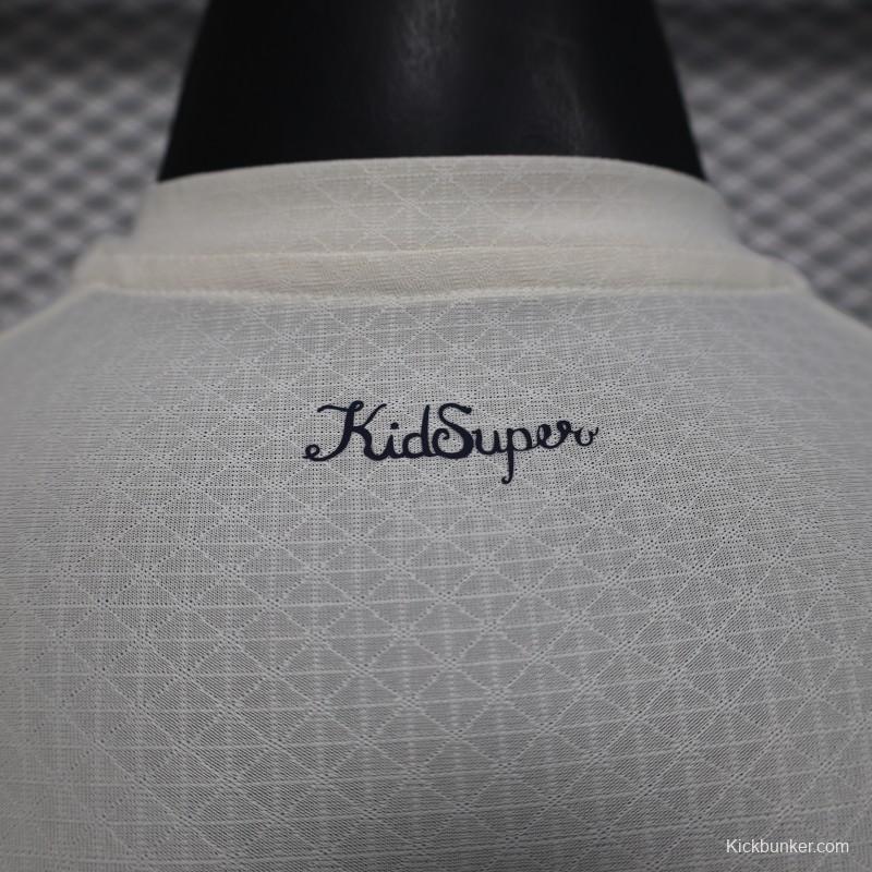 Player Version 25/26 Al Hilal White with Gold Stripes Jersey