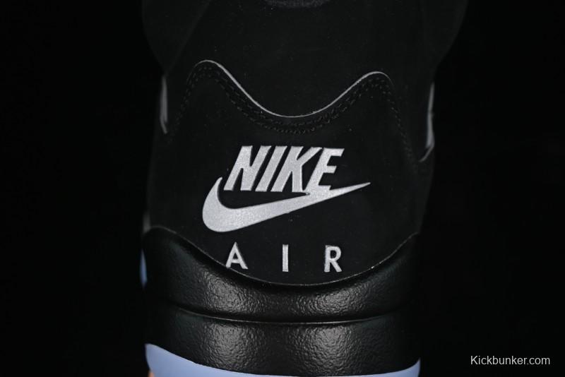 Nike Air Jordan 5 Retro Black Metallic Reimagined Basketball Shoes - HF3975-001