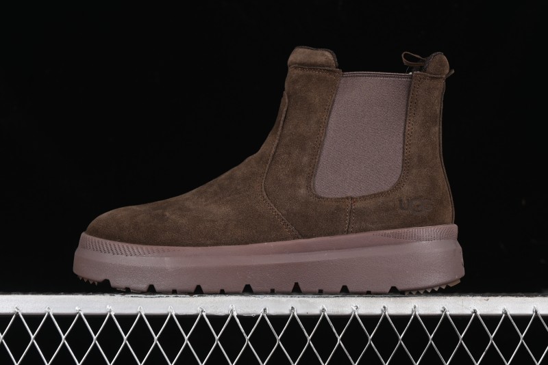 UGG Burleigh Chelsea Winter Boots for Men with Lightweight Anti-Slip Sole and Genuine Wool Leather - 1152050