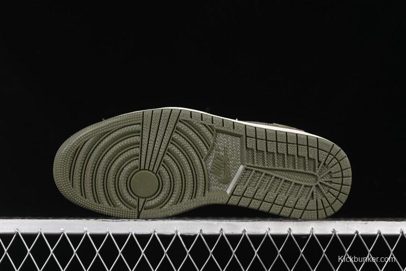 Nike Air Jordan 1 Low OG SP Travis Scott x Fragment Design Collaboration Sneakers - CH6336-014