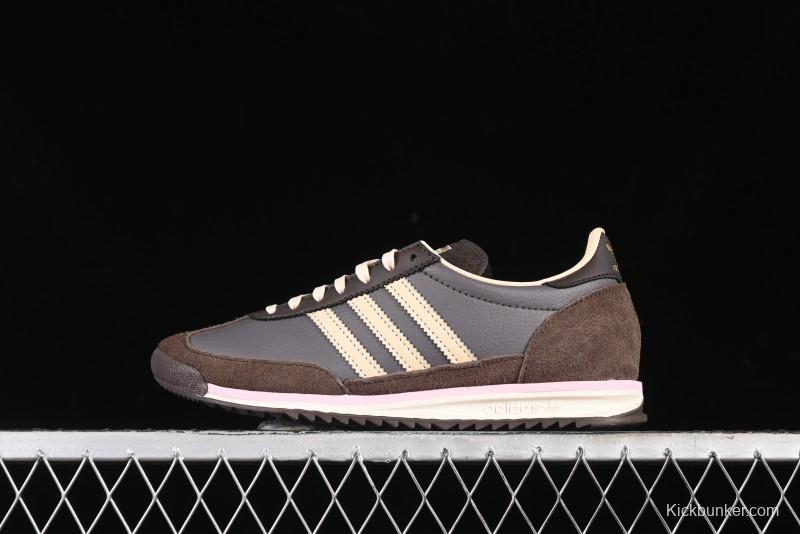 Adidas Originals SL 72 OG Retro Running Shoes with Nylon Upper and Suede Accents - IF1937