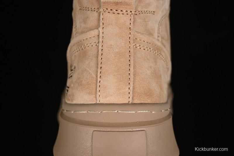 Timberland Outdoor Mid-Top Casual Martin Boots with Premium Suede Leather - TB10072SAND