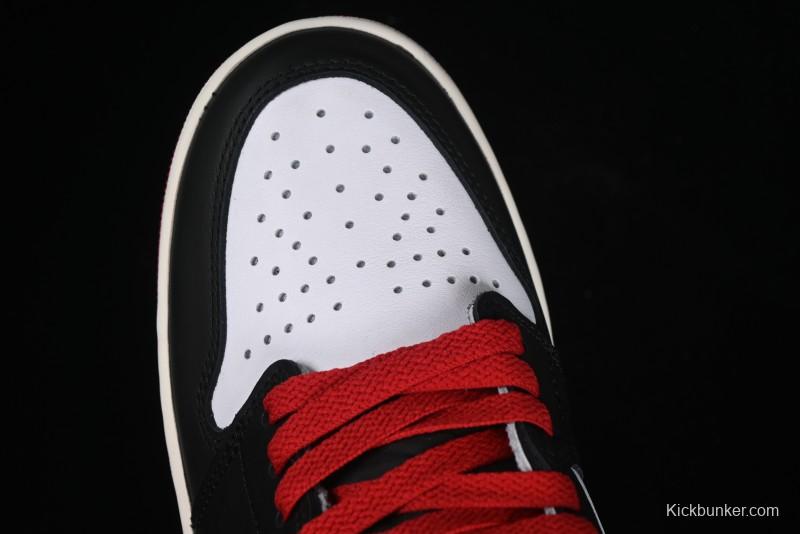 Nike Air Jordan 1 High OG Black Toe Reimagined Basketball Shoes - DZ5485-106