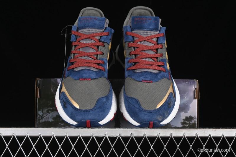 Adidas Nite Jogger Boost Retro Running Shoes with 3M Reflective Design - GY0028