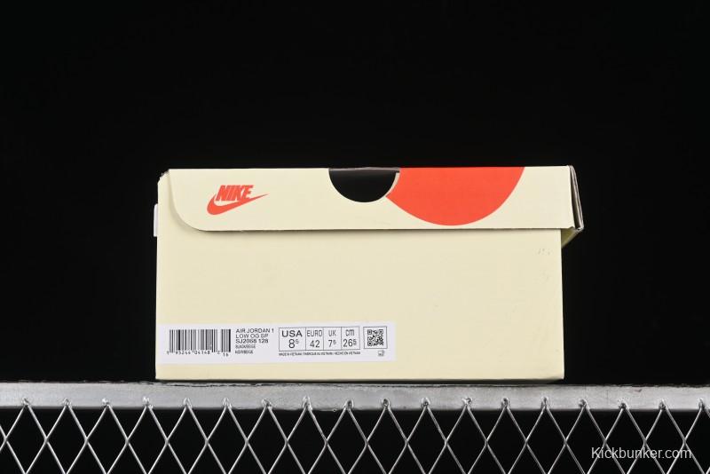 Nike Travis Scott x Fragment Design x Air Jordan 1 Low OG SP Sneakers - SJ2068-128