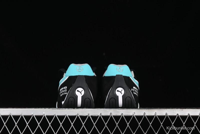 Puma Sparco Future Round Toe Lace-Up Leather Fabric Low-Top Lifestyle Casual Shoes - 308155-01