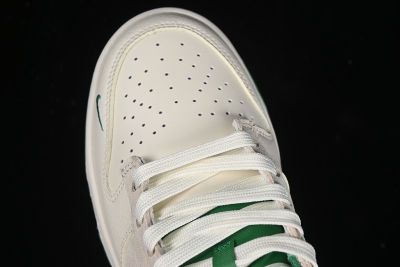 Nike SB Dunk Low Gucci Collaboration - Custom White Swoosh Leather Patch Anniversary Edition Low-Top Casual Skate Shoes - KK1688-052
