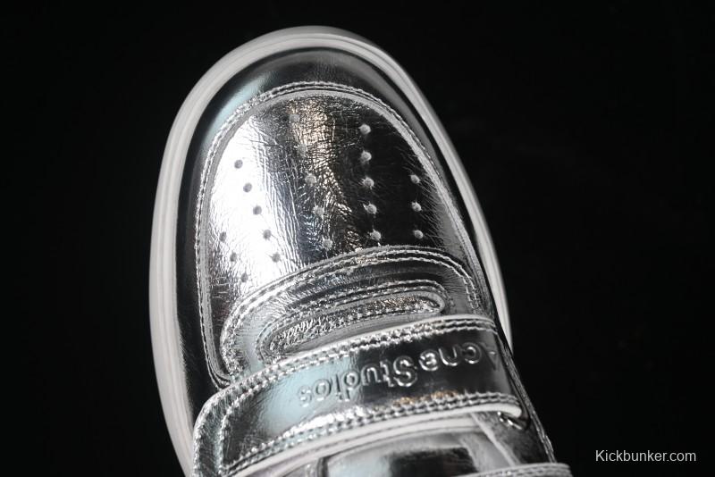 Acne Studios Retro Velcro Women's Casual Shoes Silver - G.E5