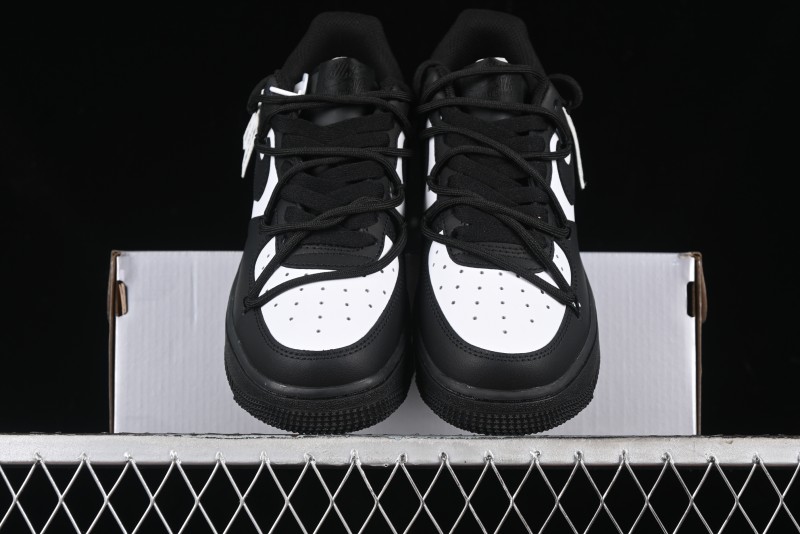 Nike Air Force 1 '07 Low Retro Street Spray White Peach Bubble Casual Sneakers - ZH0316-038