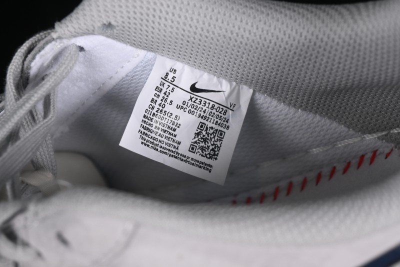 Nike Air Force 1 '07 Low Stussy Collaboration - Grey Pigskin Blue Sole Low-Top Casual Sneakers - XZ3318-028