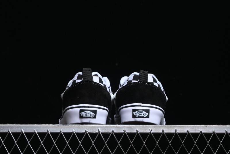 Vans Knu Skool Checkerboard Low Top Retro Casual Vulcanized Sneakers - VN0009QCIVG