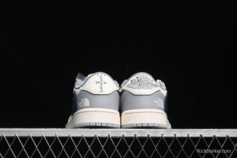 Nike Travis Scott x Fragment Design x Air Jordan 1 Low OG SP AJ1 Low Top Casual Sneakers - XS3086-002