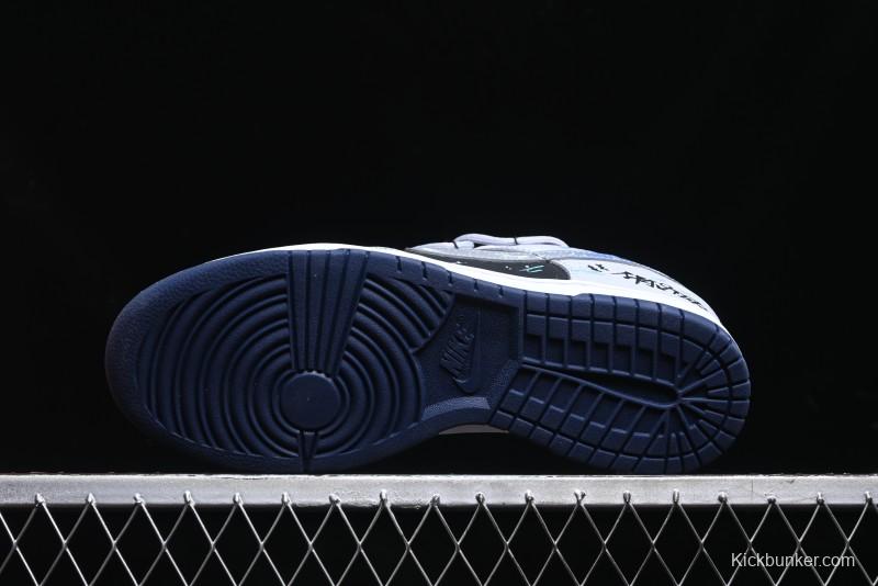 Nike Dunk Low Retro Casual Sneakers with Cosmic Star Eye Design - FQ8826-100