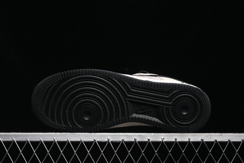Nike Air Force 1 '07 Low The North Face Collaboration - Beige Black Red Sole Low-Top Casual Sneakers - XZ6188-309