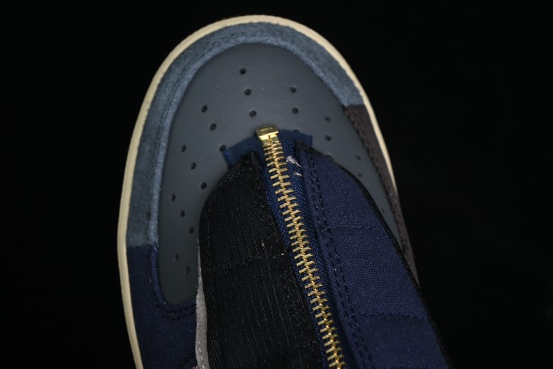 Nike Travis Scott x Air Force 1 Low Casual Sneakers with Full-Length Air Cushion - CN2405-900
