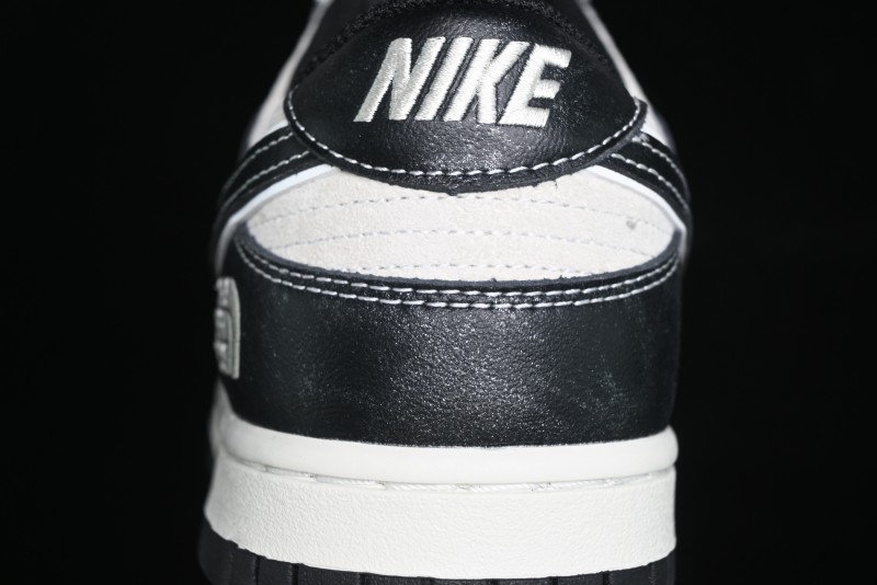 Nike SB Dunk Low The North Face Series - High Gloss Black Swoosh Anniversary Custom Low-Top Casual Skate Shoes - DJ2024-047