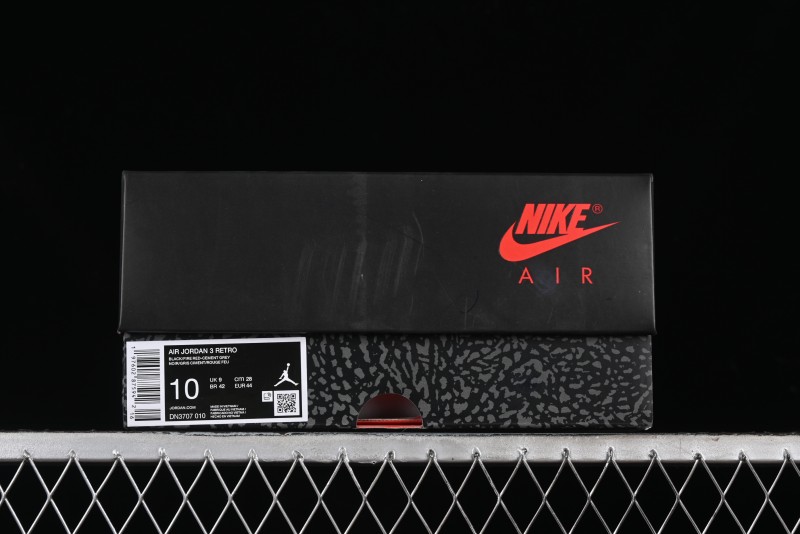 Nike Air Jordan 3 Retro "Black Cement" Basketball Shoes - DN3707-010