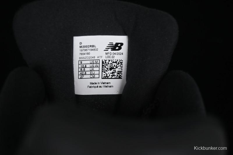 New Balance WL2002 Retro Casual Running Shoes with Upgraded N-ERGY Cushion - M2002RBL