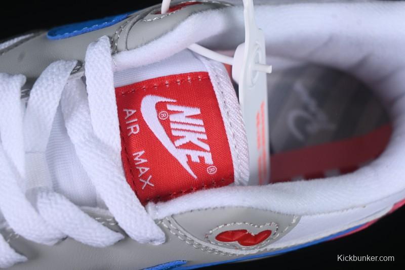 Nike Air Max 1 Retro Running Shoes with Half-Sole Air Cushion - AT3057-100