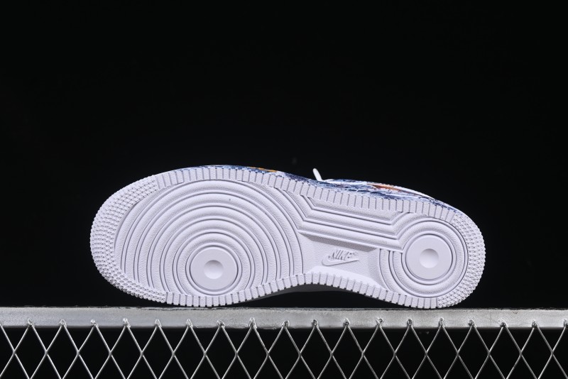 Nike Air Force 1 '07 Low Casual Sneakers with All-sole Air Cushion - DD8959-100