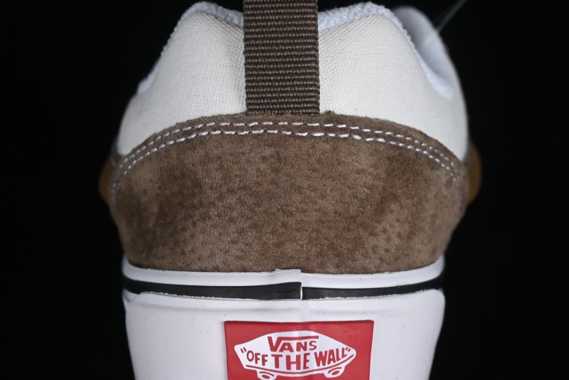 Vans Classics Knu Skool Coffee White Brown Slip-On Shoes - VN0009SAK330