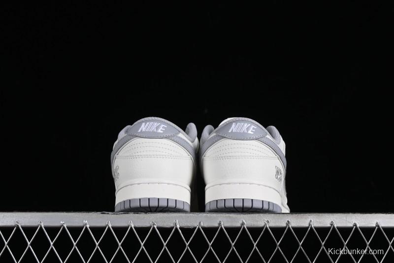 Nike SB Dunk Low NYC Collaboration Light Gray Low-Top Casual Skate Shoes - NC2103-302