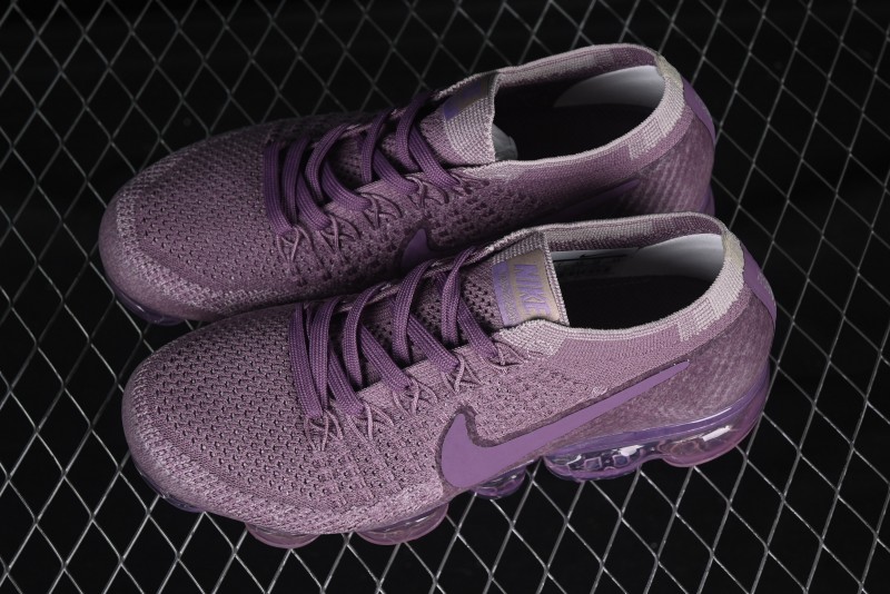 Nike Vapormax Flyknit Breathable Casual Running Shoes with Full-Length Air Cushion - 849557-500