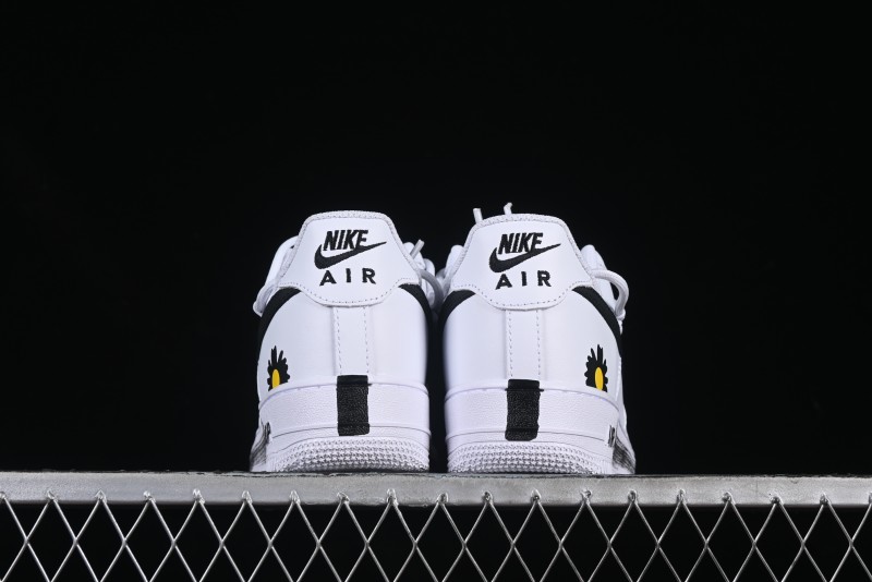 Nike Air Force 1'07 Low Custom 2D Daisy Graffiti Hand-Painted Casual Sneakers - CK0316-060