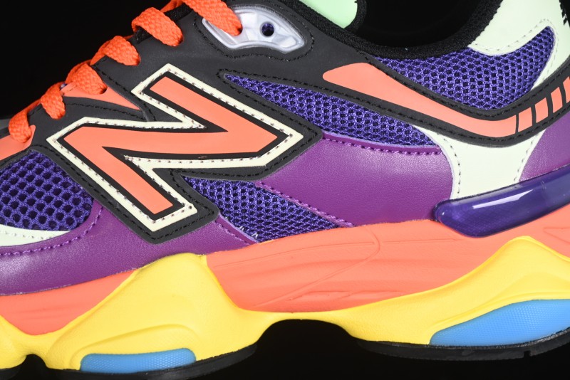 New Balance 9060 Retro Casual Running Sneakers with ABZORB Cushioning Technology - U9060NBX