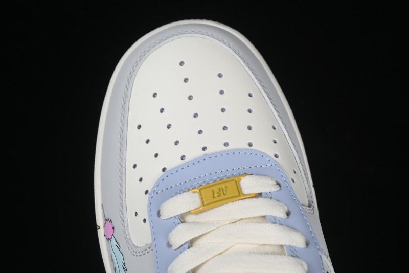 Nike Air Force 1'07 Low "Cherub" Anime Hand-Painted Doodle Low-Top Casual Sneakers - DB3301-711