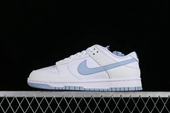 Nike SB Dunk Low Light Blue White Skateboarding Shoes - DV0831-109