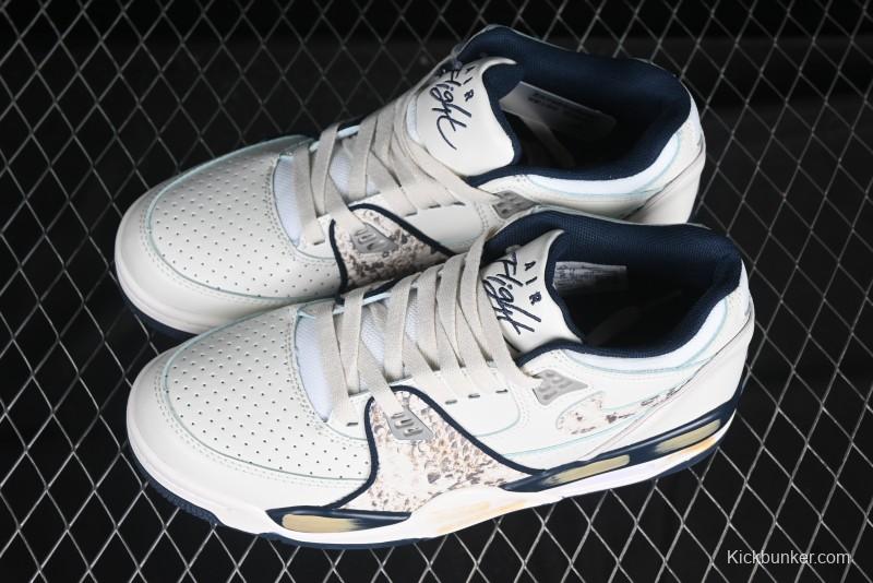 Nike Air Flight 89 Low Year of the Snake Theme Air Cushion Basketball Shoes - FQ8256-001