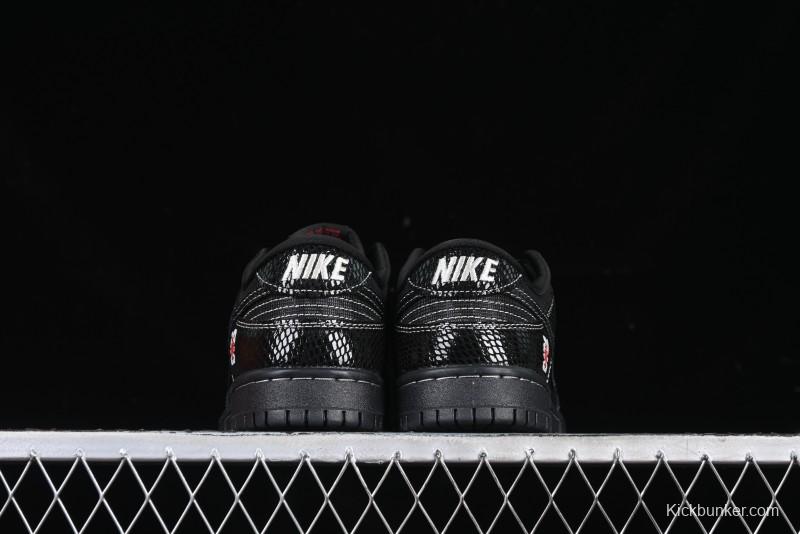 Nike SB Dunk Low Year of the Snake Limited Edition - Black Snake Anniversary High-End Custom Low-Top Casual Sneakers - CH8311-233