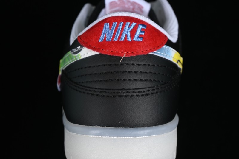 Nike SB Dunk Low Multi-Color Crystal Anniversary Customized Low-Top Casual Skate Shoes - JH8039-935