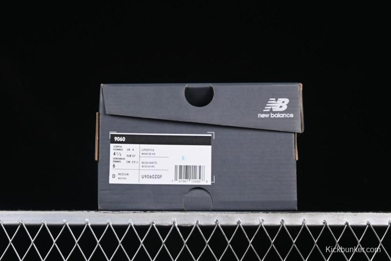 New Balance NB9060 Series Retro Casual Running Shoes with ABZORB Cushioning - U9060ZGF