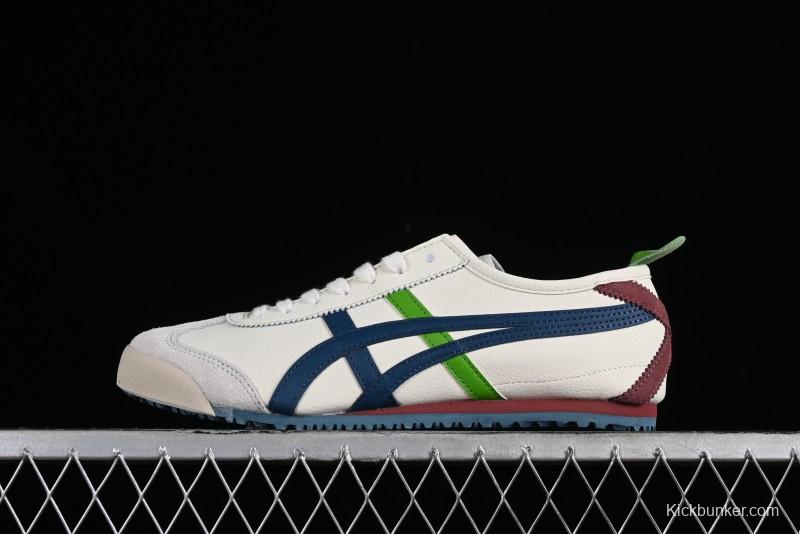 Onitsuka Tiger Mexico 66 Low-Top Leather Casual Running Shoes - 1183A201-115