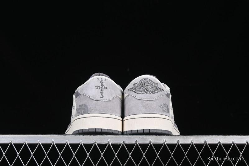 Nike Travis Scott x Fragment Design x Air Jordan 1 Low OG SP AJ1 Low Top Culture Casual Sneakers - XS3086-008