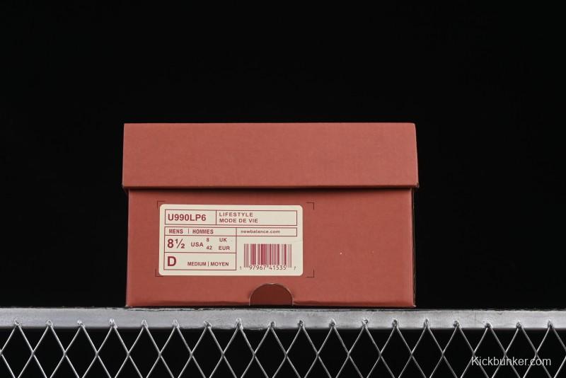 New Balance Made in USA M990 Series Premium Heritage Retro Running Shoes - U990LP6