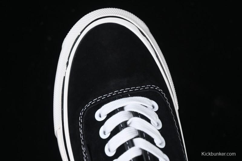 Kamiya Vulcanize Sneaker 23AW High-End Line Mihara Yasuhiro Dissolve Black White Suede Casual Low-Top Canvas Shoes - M.C3